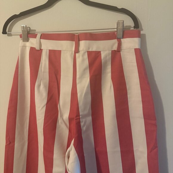 La Veste Parasol Cotton Pants - Red/White - Picture 4 of 7